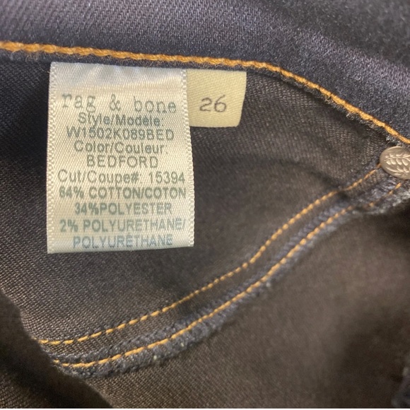 🆕 rag & bone High Rise Skinny Jeans in Bedford Blue - Picture 5 of 5